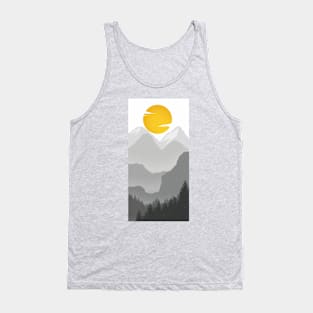 Mountain illustration Tank Top